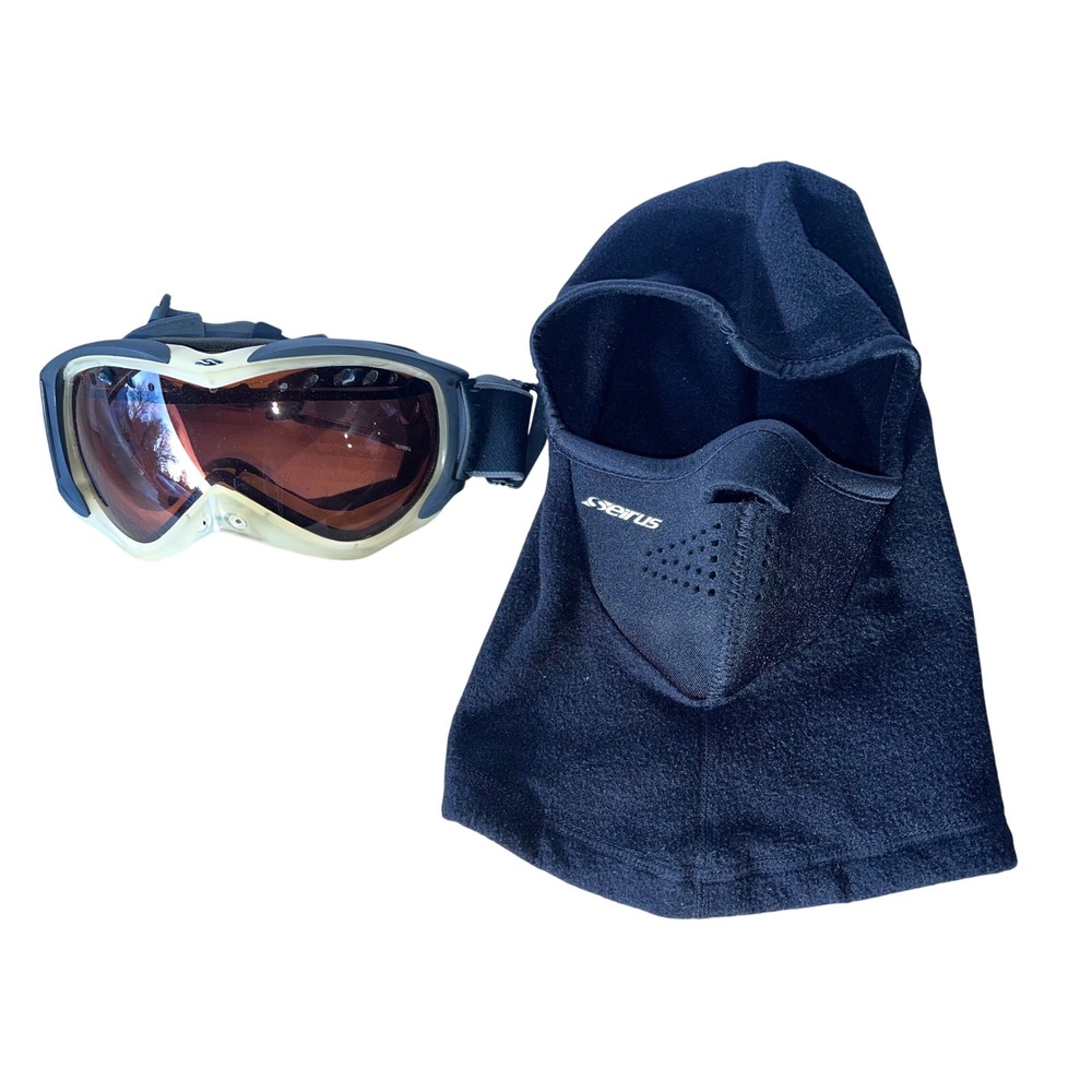 Serius Balaclava Mask‎ & SMITH Ski Snowboard Goggle